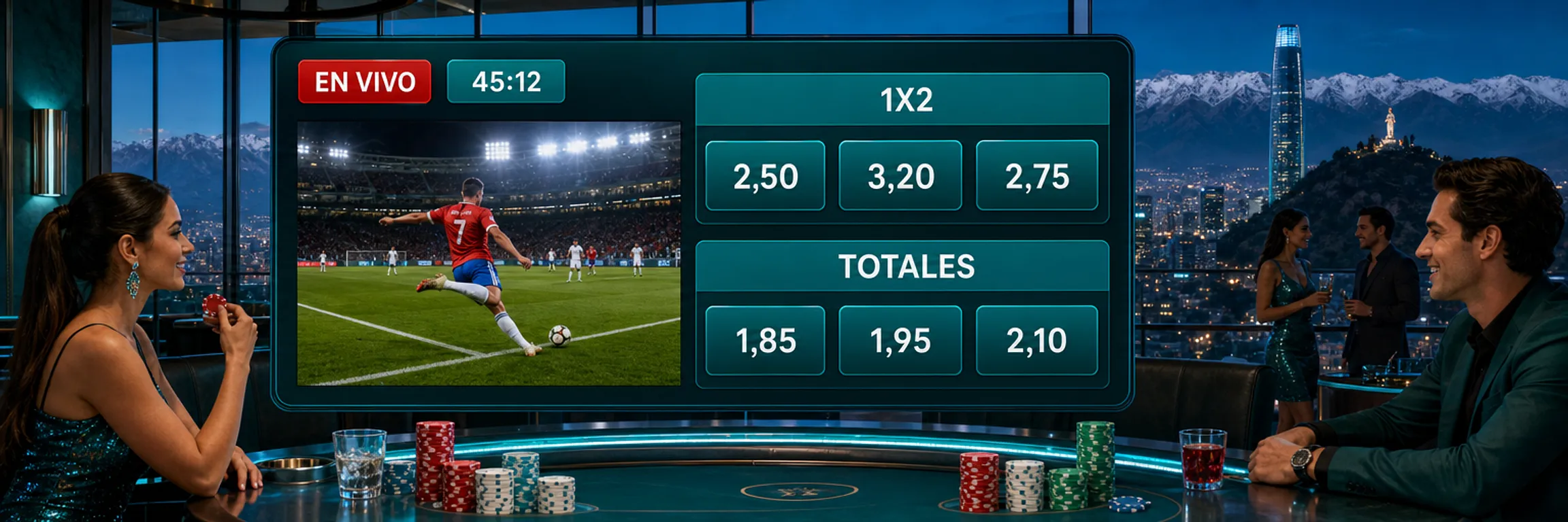 Apuestas en vivo de 22Bet con transmisión, reloj de juego y cuotas en movimiento